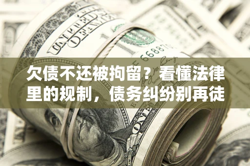 武汉欠债不还被拘留？看懂法律里的规制，债务纠纷别再徒劳奔波