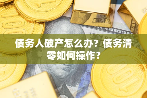 武汉债务人破产怎么办？债务清零如何操作？