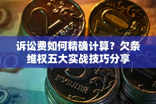 武汉诉讼费如何精确计算？欠条维权五大实战技巧分享