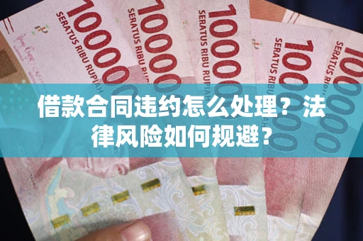 武汉借款合同违约怎么处理？法律风险如何规避？