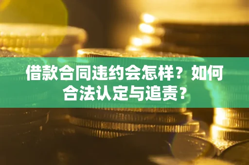 武汉借款合同违约会怎样？如何合法认定与追责？