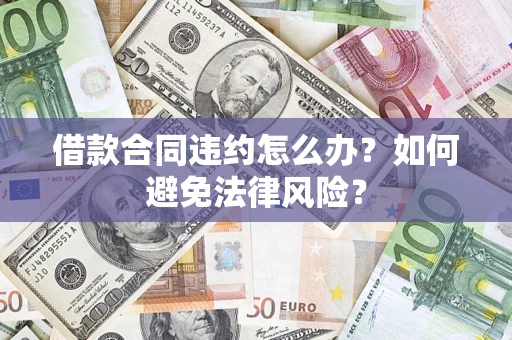 武汉借款合同违约怎么办？如何避免法律风险？